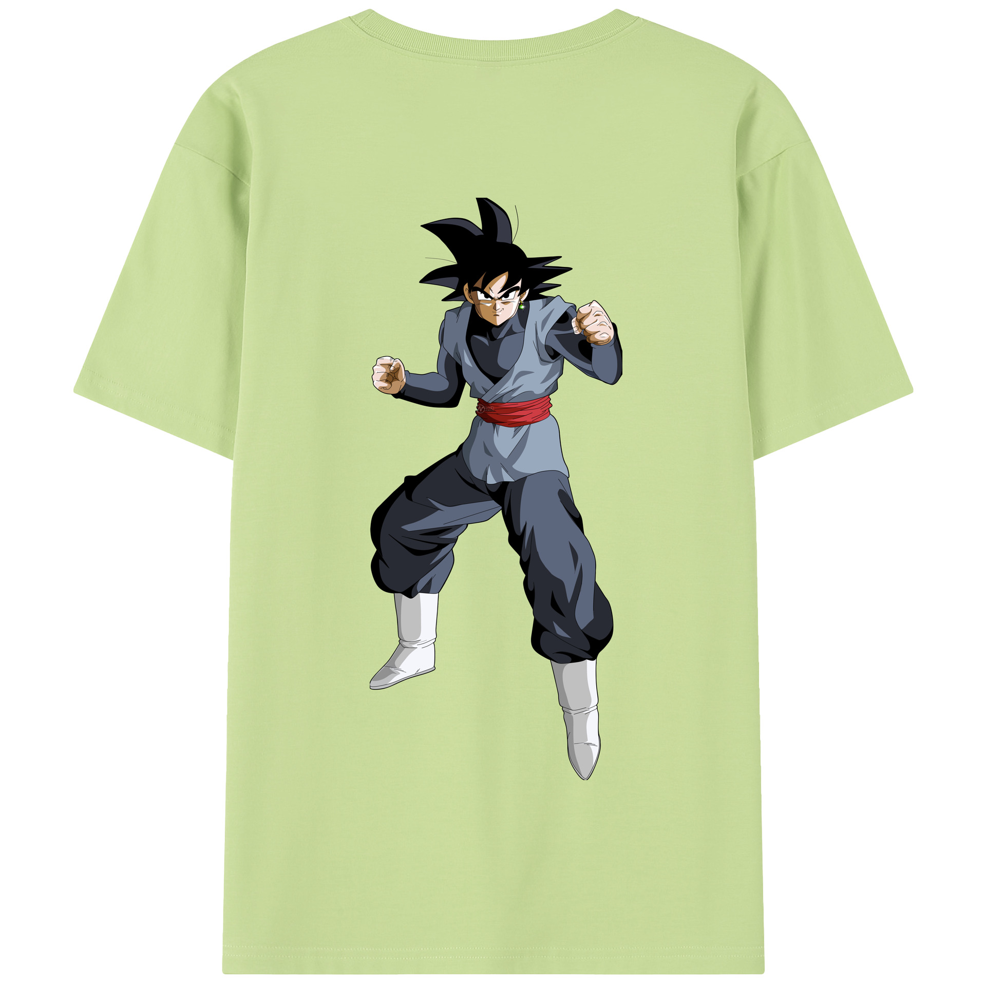 （画像用） ドラゴンボール ベジータ四世（Bejīta Yonsei）DRAGON BALL Vegeta IV 綿100％半袖Tシャツ（背面プリント）
